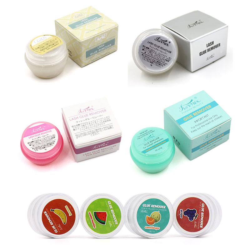 Eyelash Extension Wash - 10pcs รสผลไม้ Eyelash กาว Remover 5g