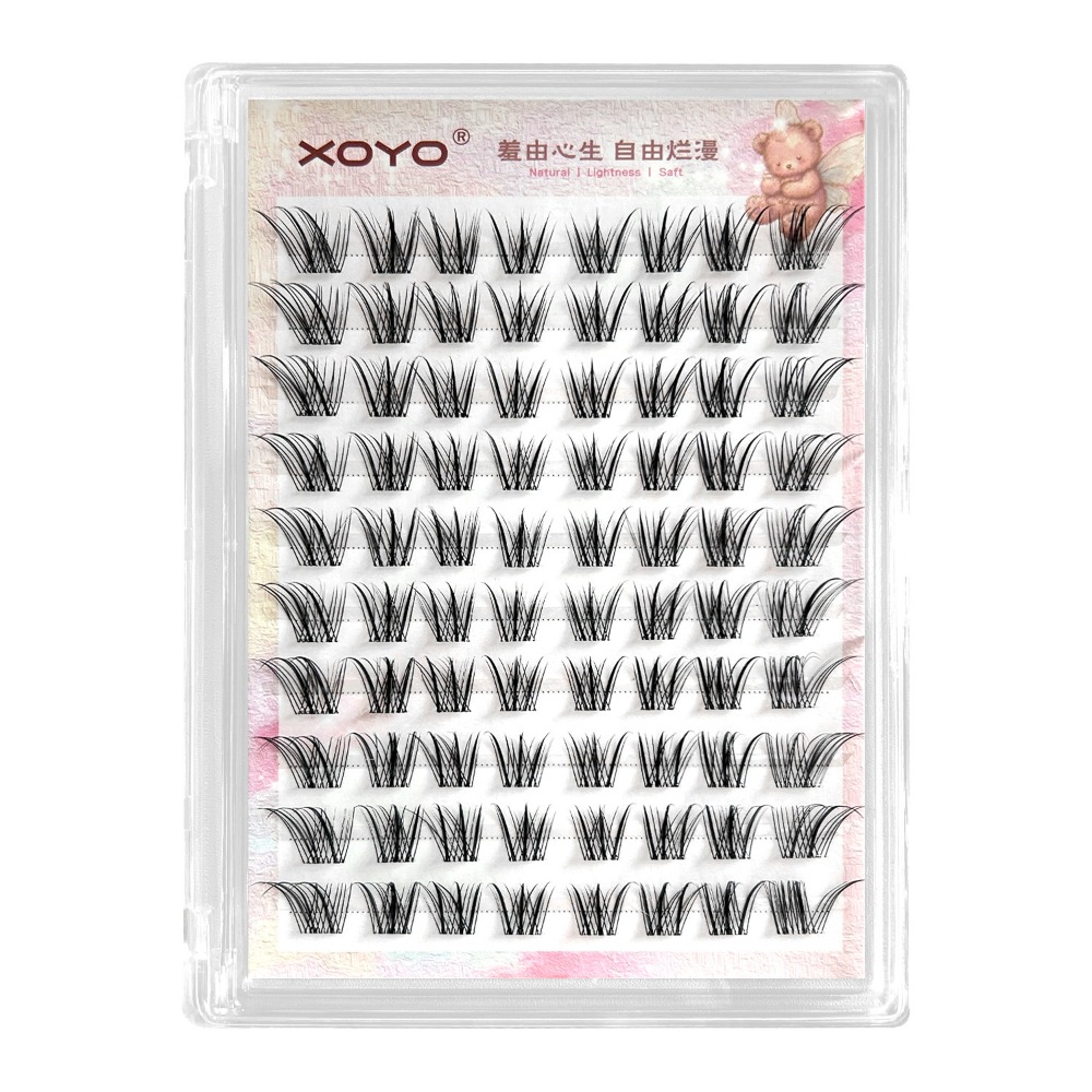 Eyelash Extension In Chinese - ขนตาปลอมแบบเต็มแถบ สไตล์จีนใหม่ ปราศจากการทารุณสัตว์ ขนตาปลอม 3 มิติ