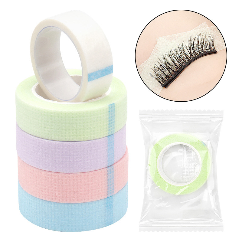 Tape Breathable Lash - เทปกาวผ้าไม่ทอตัวต่อขนตาระบายอากาศได้ดี4.5ม./ม้วนเทปกระดาษทางการแพทย์สำหรับ peralatan Rias ต่อขนตาปลอม