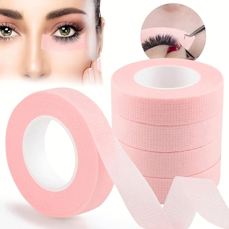 Tape Breathable Lash - เทปแต่งตาแบบไมโครพอรัส 3 ม้วน, ป้องกันการระคายเคือง ระบายอากาศได้ดี, แผ่นป้องกันอายไลเนอร์และอายแชโดว์,