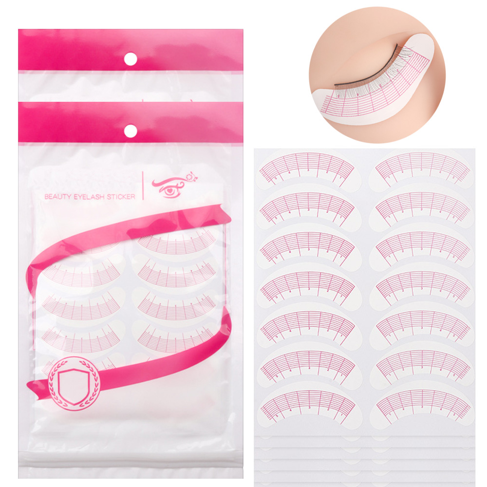 Lash Mapping Sticker - สติกเกอร์ติดขนตา 2/5 แพ็ค สำหรับกำหนดตำแหน่งใต้ตา อุปกรณ์ต่อขนตา เครื่องมือแต่งหน้า