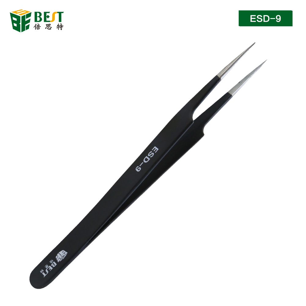 Eyelash Extension In Chinese - BST-ESD-9 Anti-Static แหนบกายวิภาคผ่าตัด Anti-Magnetic ชุดเครื่องมือ SMD