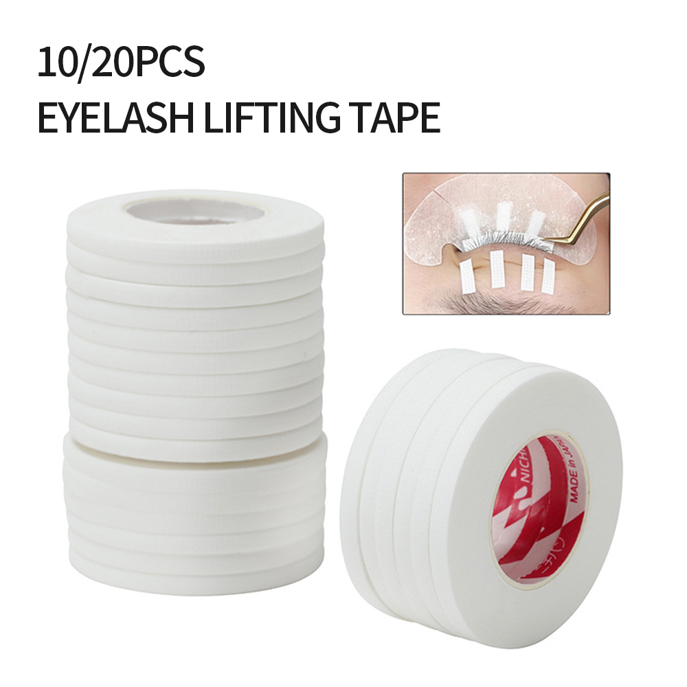 Tape Breathable Lash - เทปขนตาไมโครพอร์10/20ชิ้นอุปกรณ์ตัวต่อขนตาขนตาปลอม4มม. ระบายอากาศได้ดีอุปกรณ์เสริมขนตา