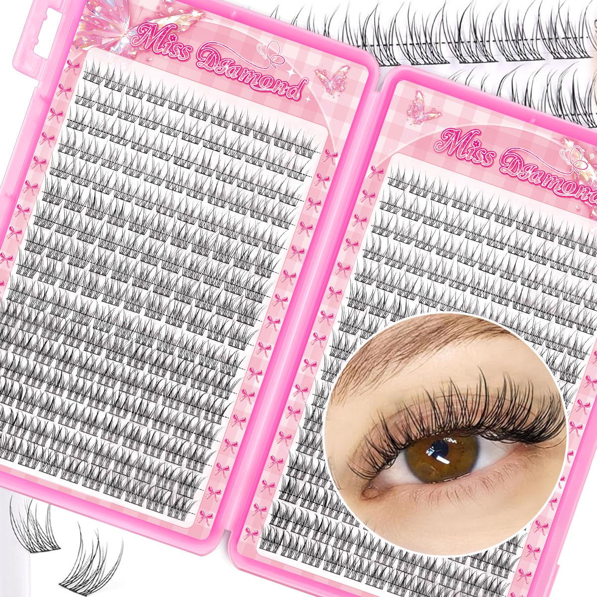 Eyelash Extension Single Lash - ขนตาปลอมแบบช่อเดี่ยวทรงหางปลา นุ่มและน้ำหนักเบา ขนาด 10-12 มิลลิเมตร -