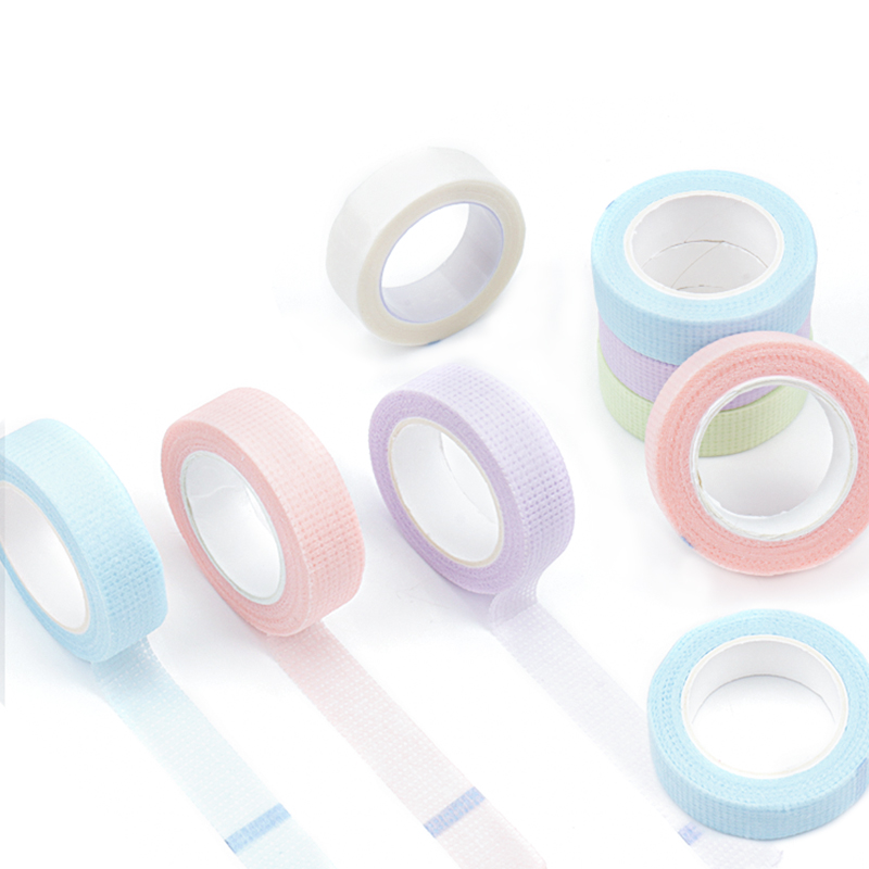 Tape Breathable Lash - เทปติดขนตา10ม้วนสำหรับต่อขนตาเทปติดใต้ตาแผ่นติดใต้ตาแบบติดกาวแผ่นปิดตา peralatan Rias