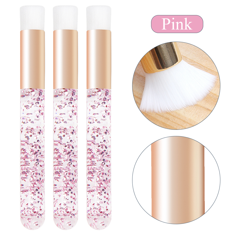 Eyelash Extension Wash - 5pcs แปรงทําความสะอาดขนตา Lash EXTENSION Applicator คริสตัล