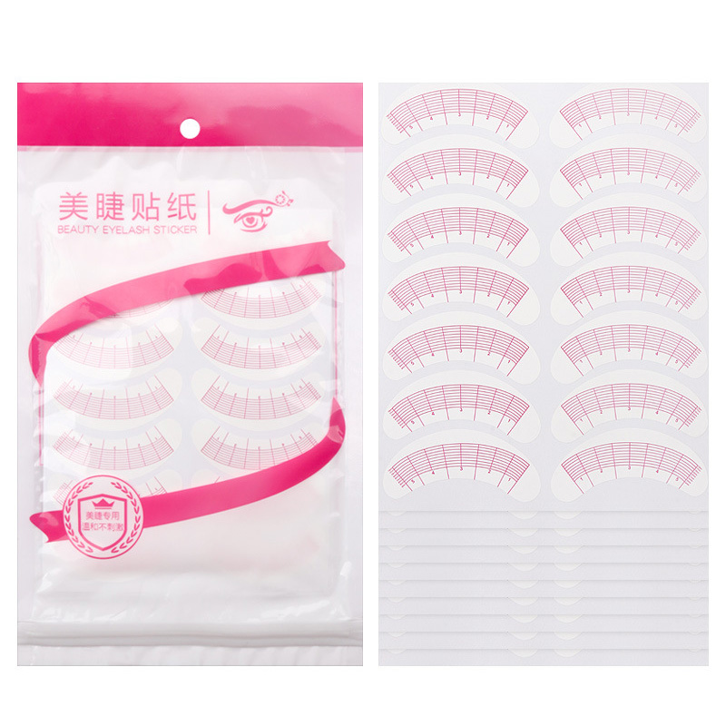 Lash Mapping Sticker - 70 คู่ Eyelash Mapping สติกเกอร์ภายใต้ Eye