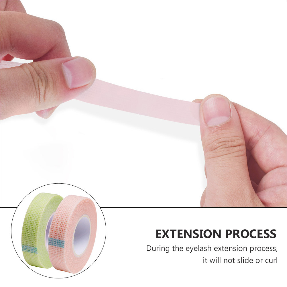 Eyelash Extension Is Safe - เทปติดขนตาแบบระบายอากาศ 6 ม้วน ปลอดภัย ใช้งานสะดวก แผ่นปิดแยกขนตาสำหรับต่อขนตา