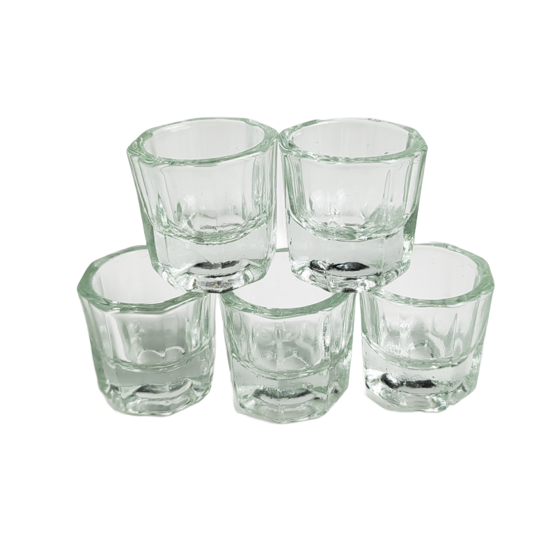 Eyelash Extension Or Lash Lift - 5 ชิ้นแก้ว Dappen จานสําหรับเล็บหรือ Lash Lifting