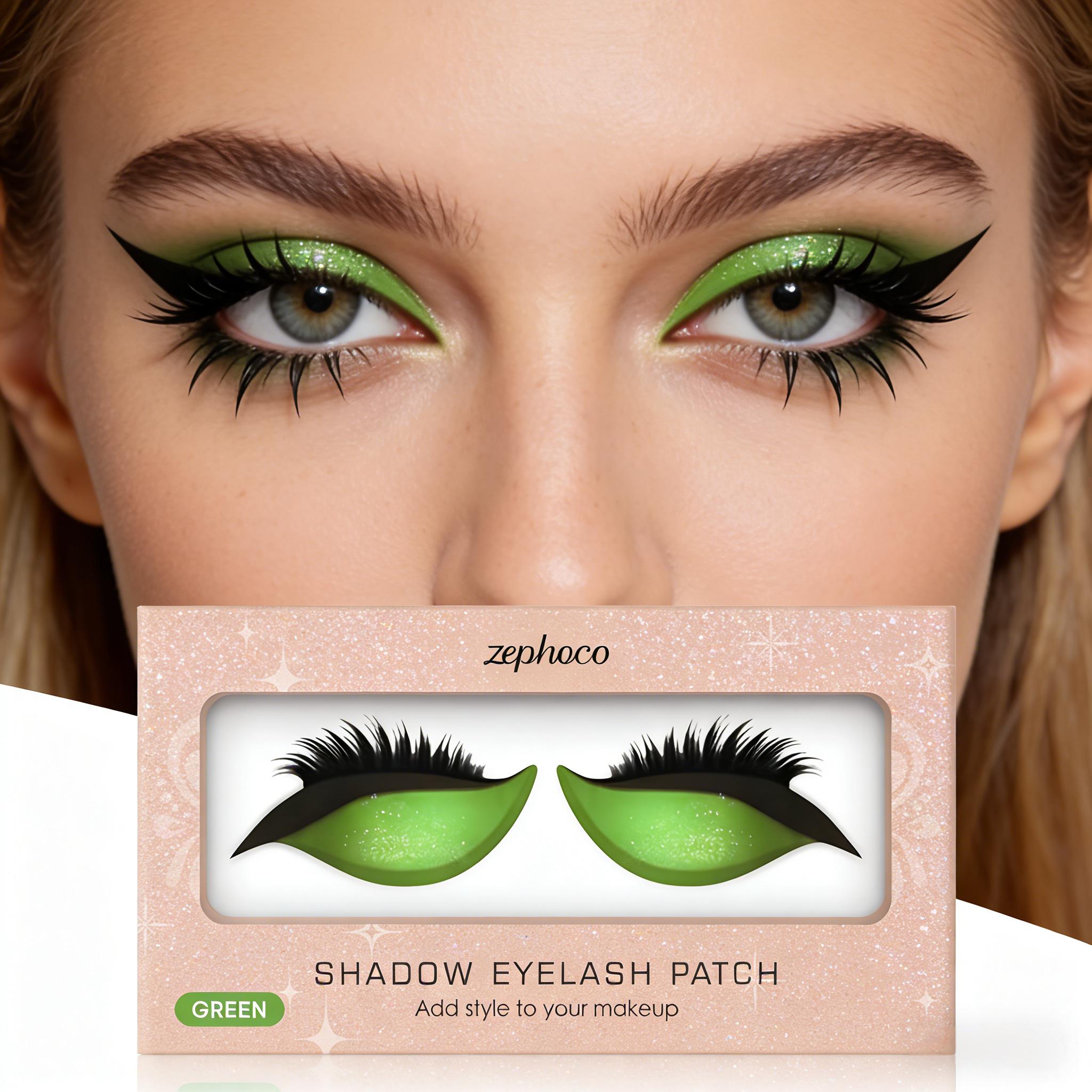 Lash Mapping Sticker - แผ่นแปะติดขนตาพร้อมอายไลเนอร์ 2-in-1 ขนตาปลอมแบบติดเอง กันน้ำ ใช้ซ้ำได้ อุปกรณ์แต่งตา