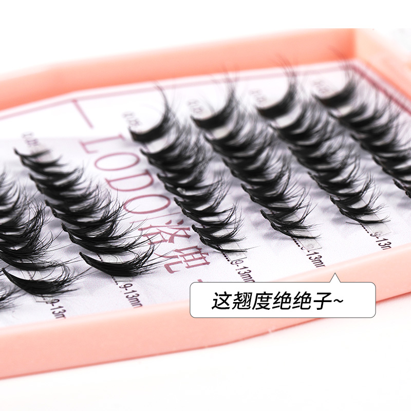 Eyelash Extension Single Lash - ใหม่ผสม 8DFluffy Single Cluster Eyelash Extension