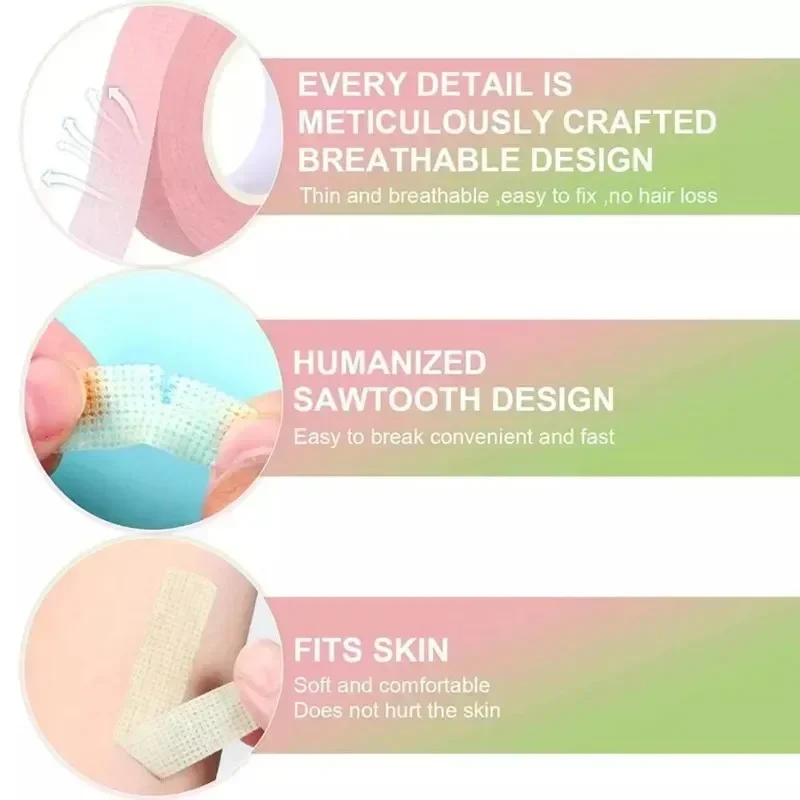 เทปกาวผ้าไม่ทอระบายอากาศได้ 3  - Tape Breathable Lash บทวิจารณ์และราคา