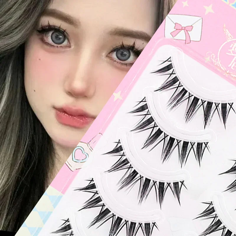 5 คู่ Manga Eye ขนตาปลอมรูปขนต - Eyelash Extension Douyin บทวิจารณ์และราคา