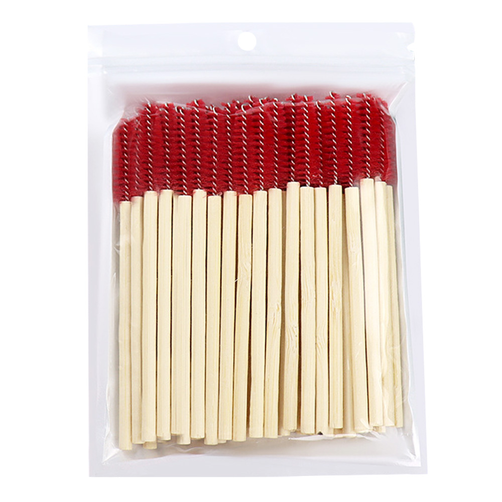 แปรงปัดมาสคาร่าด้ามไม้ไผ่ 50 ช - Micro Brush Applicator บทวิจารณ์และราคา