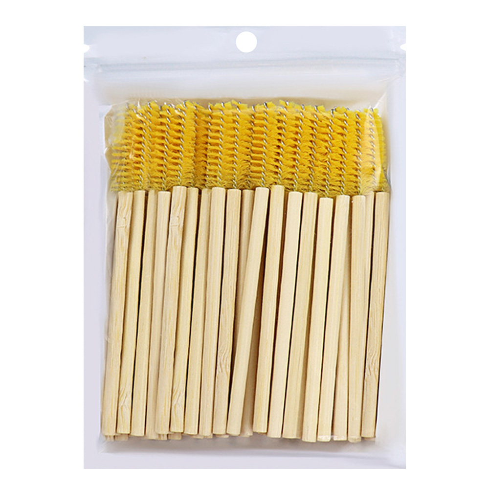 แปรงปัดมาสคาร่าด้ามไม้ไผ่ 50 ช - Micro Brush Applicator บทวิจารณ์และราคา