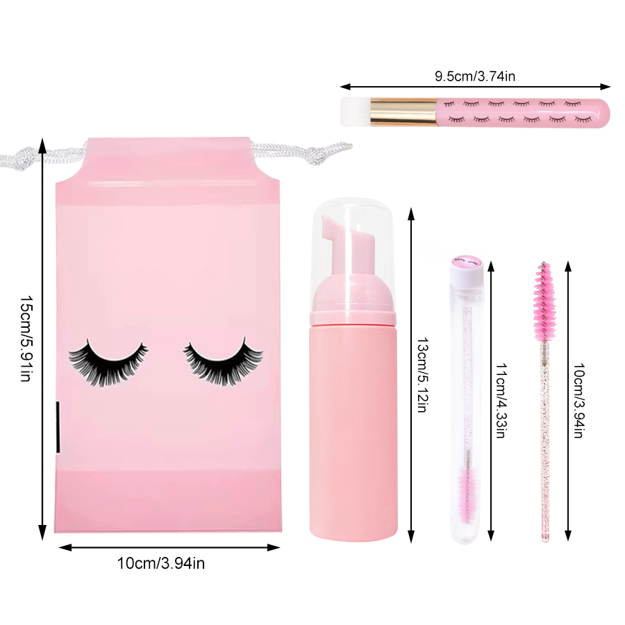 83PCS Lash ขวดแชมพูชุดแปรงสําห - Eyelash Extension Aftercare บทวิจารณ์และราคา