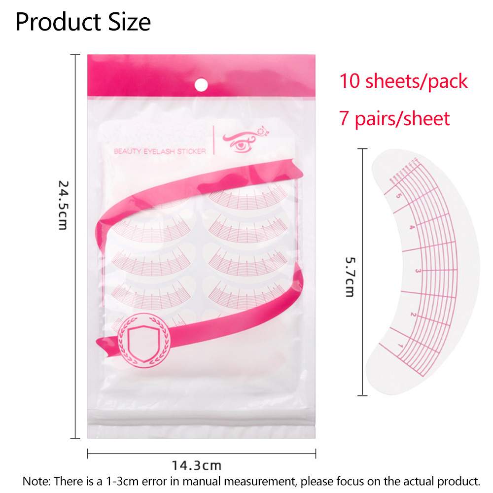 สติกเกอร์ติดขนตา 2/5 แพ็ค สำหร - Lash Mapping Sticker บทวิจารณ์และราคา