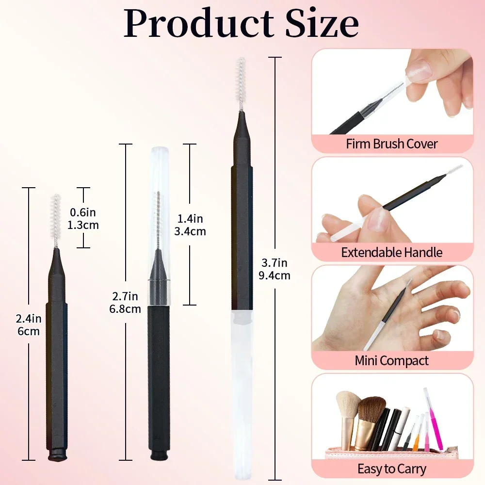 5/10/50PCS MINI Eyebrow แปรง B - Micro Brush Applicator บทวิจารณ์และราคา