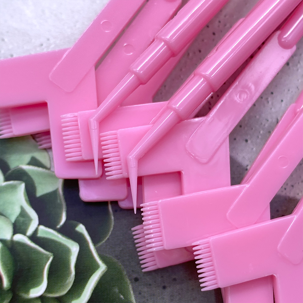 10/20/30 ชิ้น หวีดัดขนตาแบบใช้ - Micro Brush Applicator บทวิจารณ์และราคา