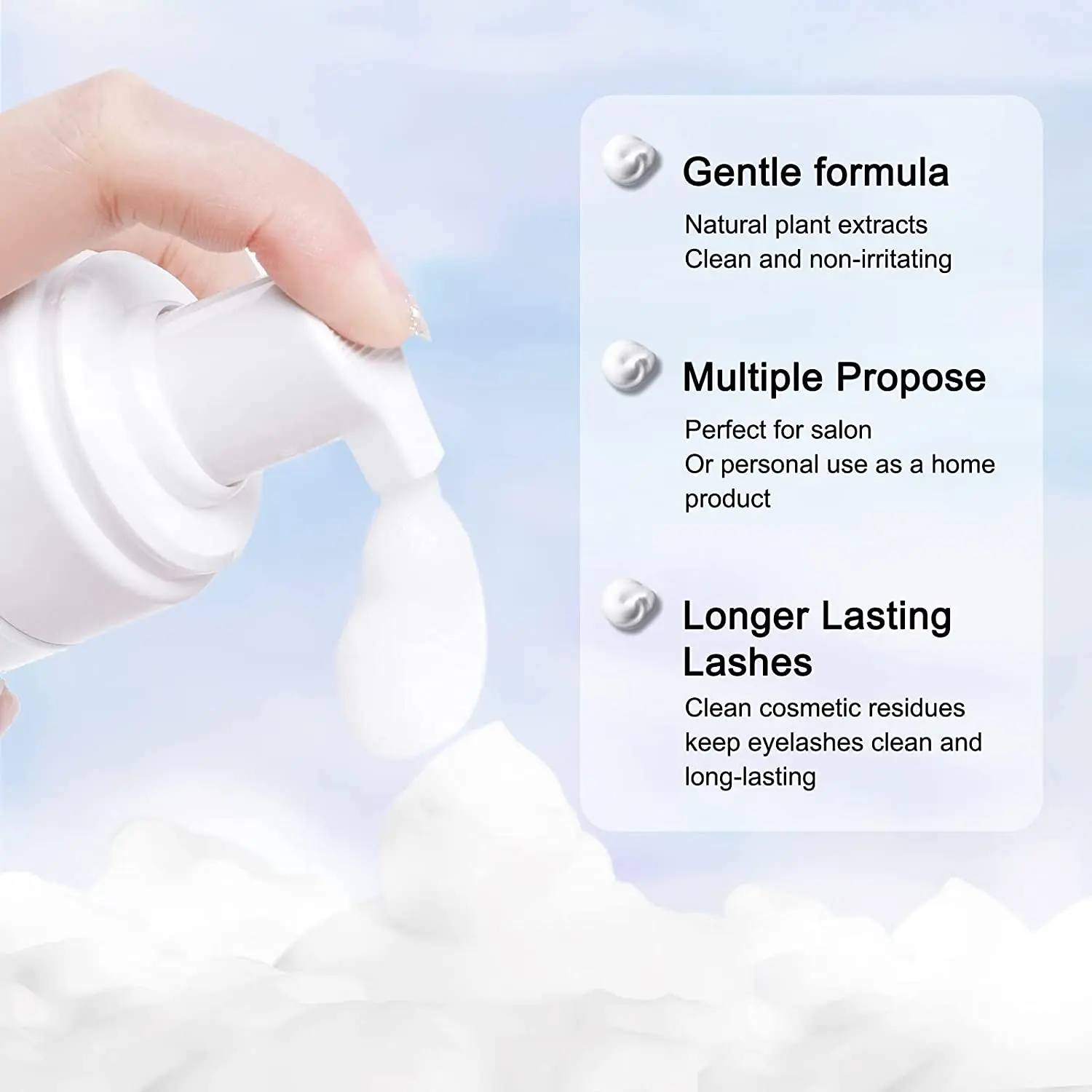 50ml Lanthome Eyelash EXTENSIO - Eyelash Extension Wash Kit บทวิจารณ์และราคา