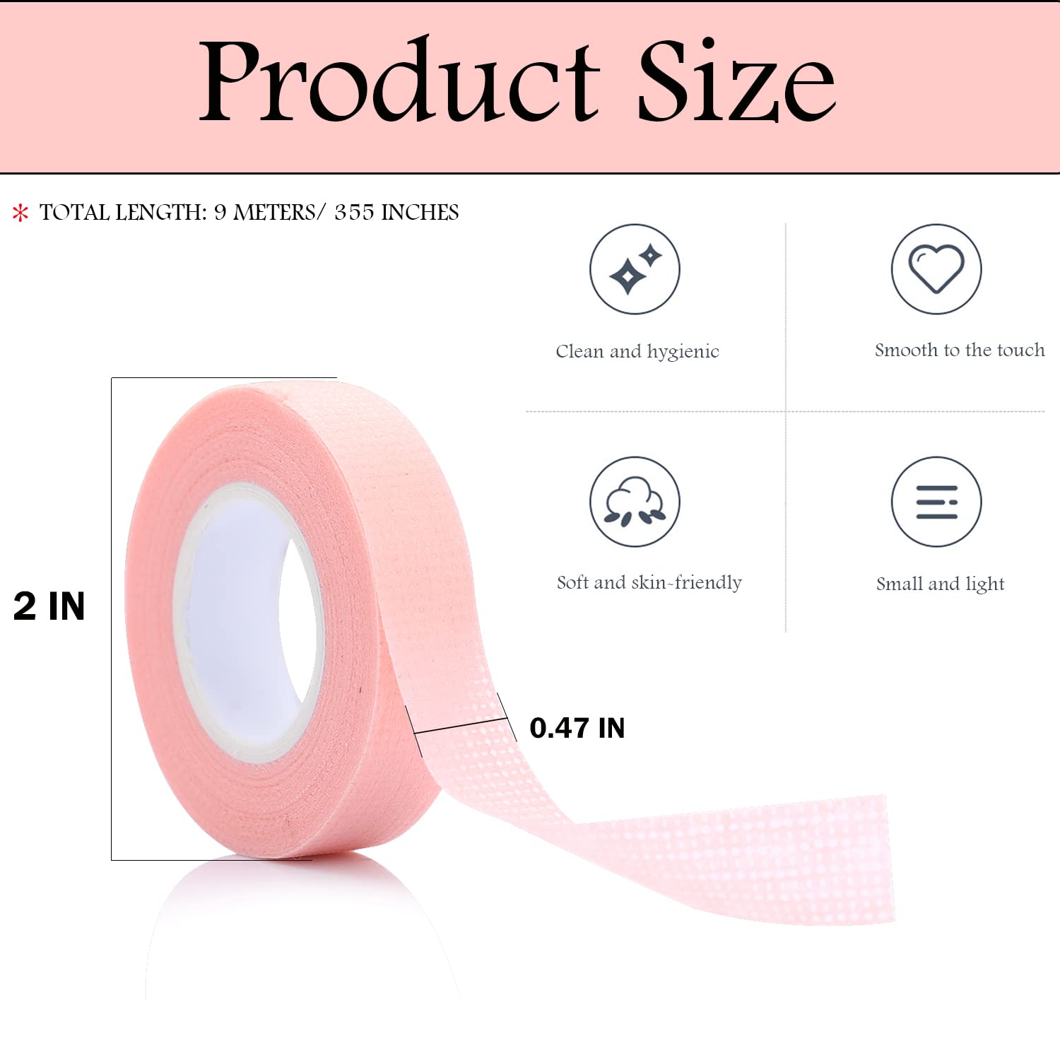 เทปติดขนตา 6 ม้วน, เทปต่อขนตาแ - Eyelash Extension Guide บทวิจารณ์และราคา