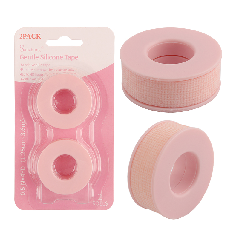 เทปติดขนตา 2 ม้วน สีชมพูและสีน - Tape Breathable Lash บทวิจารณ์และราคา