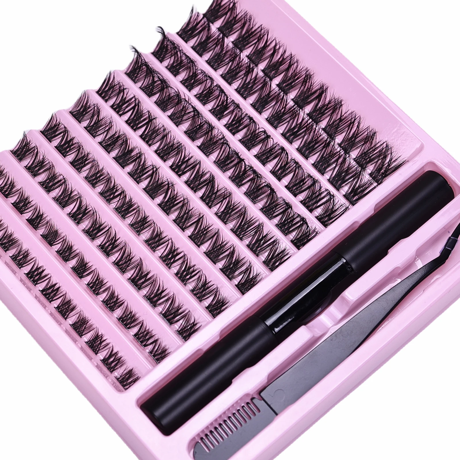 ชุดต่อขนตา DIY แบบช่อพร้อมกาวแ - Eyelash Extension Home Service บทวิจารณ์และราคา