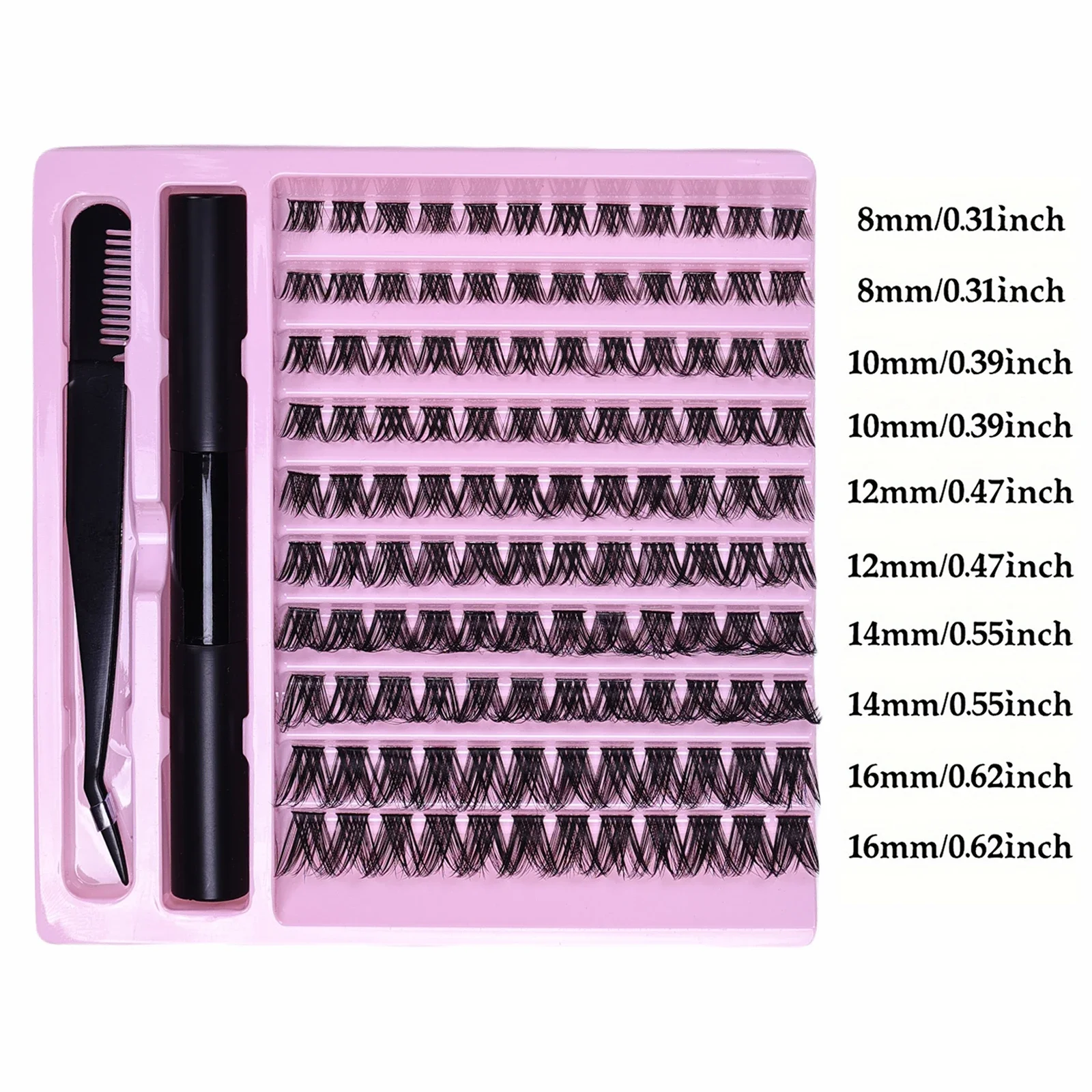 ชุดต่อขนตา DIY แบบช่อพร้อมกาวแ - Eyelash Extension Home Service บทวิจารณ์และราคา