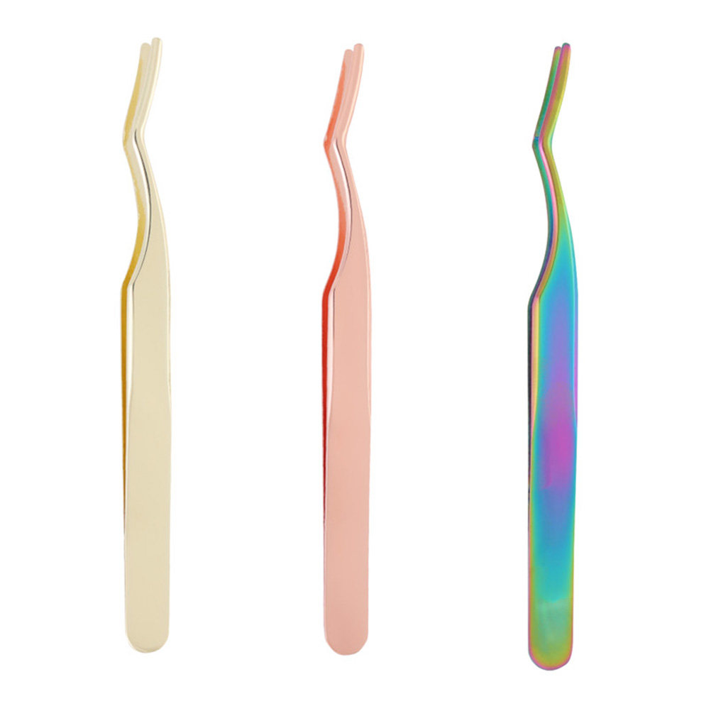 แหนบต่อขนตาแบบมืออาชีพ 2 ชิ้น  - Isolation Tweezer Curved บทวิจารณ์และราคา