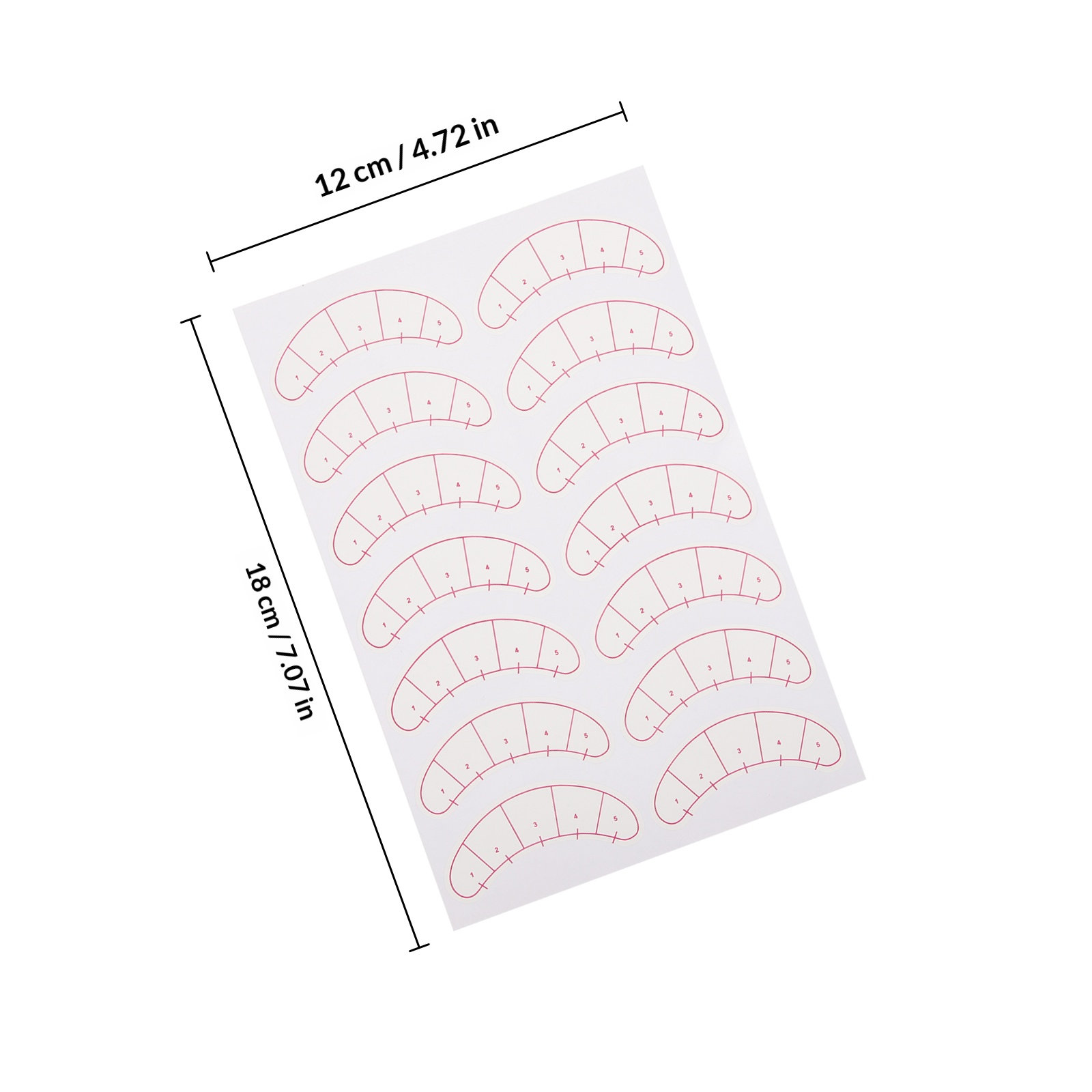 แผ่นรองต่อขนตา 3 ชิ้น คุณภาพสู - Lash Mapping Sticker บทวิจารณ์และราคา