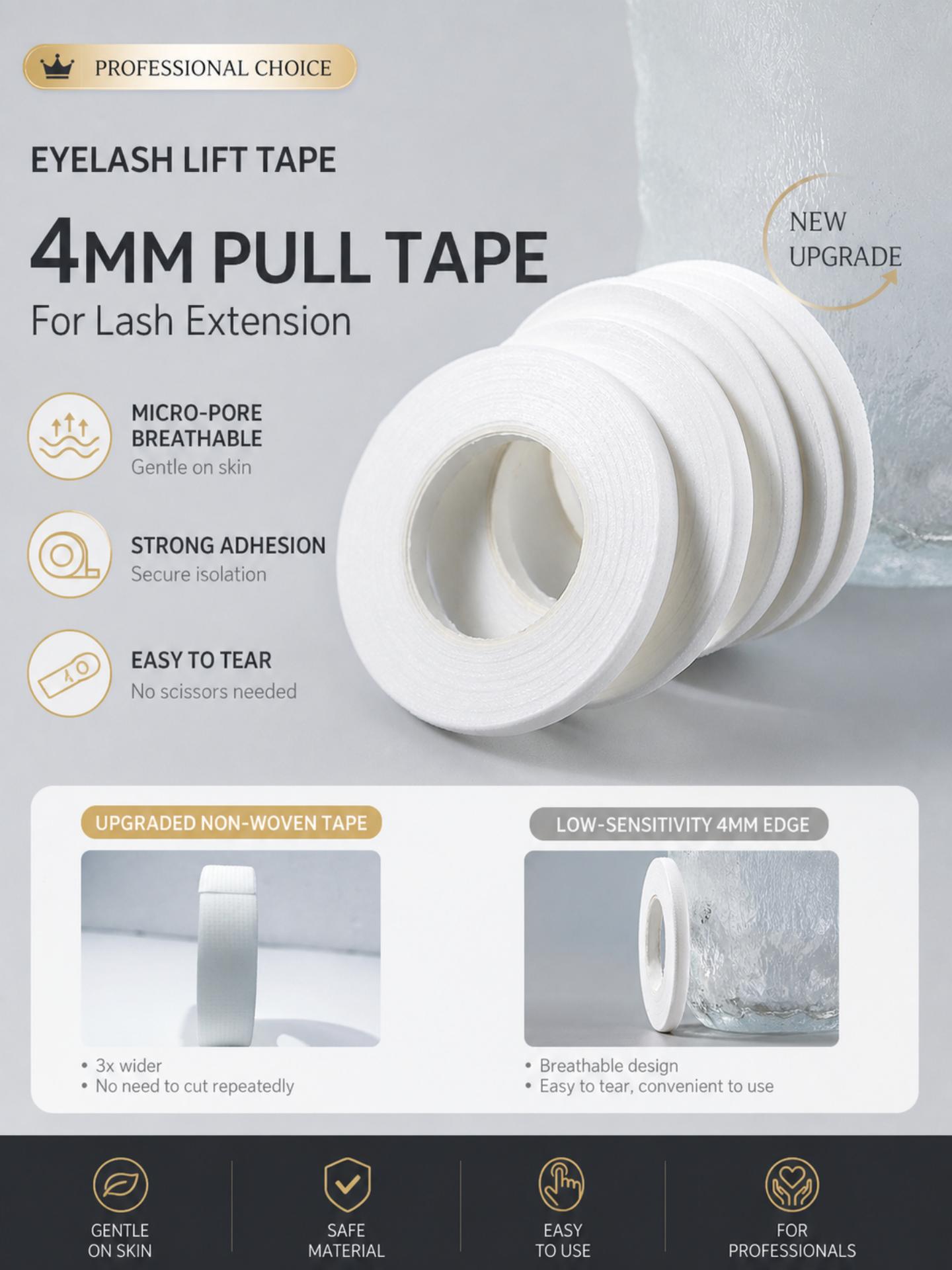 เทปติดขนตา 10 ม้วน ขนาด 0.16 น - Tape Breathable Lash บทวิจารณ์และราคา