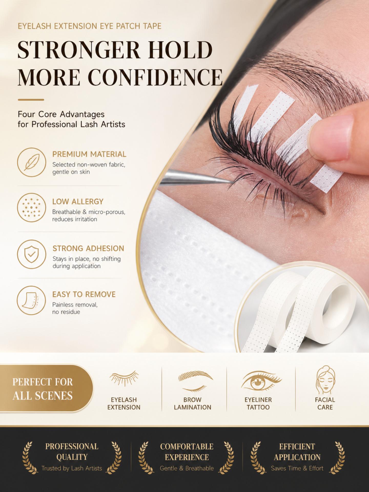 เทปติดขนตา 10 ม้วน ขนาด 0.16 น - Tape Breathable Lash บทวิจารณ์และราคา