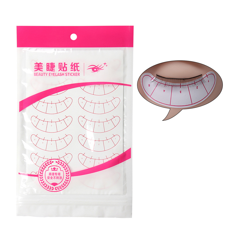 สติกเกอร์ทำแผนที่ขนตา70คู่อุปก - Lash Mapping Sticker บทวิจารณ์และราคา