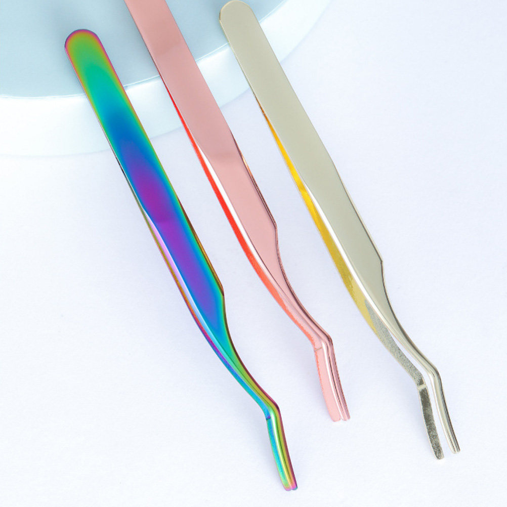 แหนบดัดขนตาโลหะคุณภาพพรีเมียม  - Isolation Tweezer Curved บทวิจารณ์และราคา