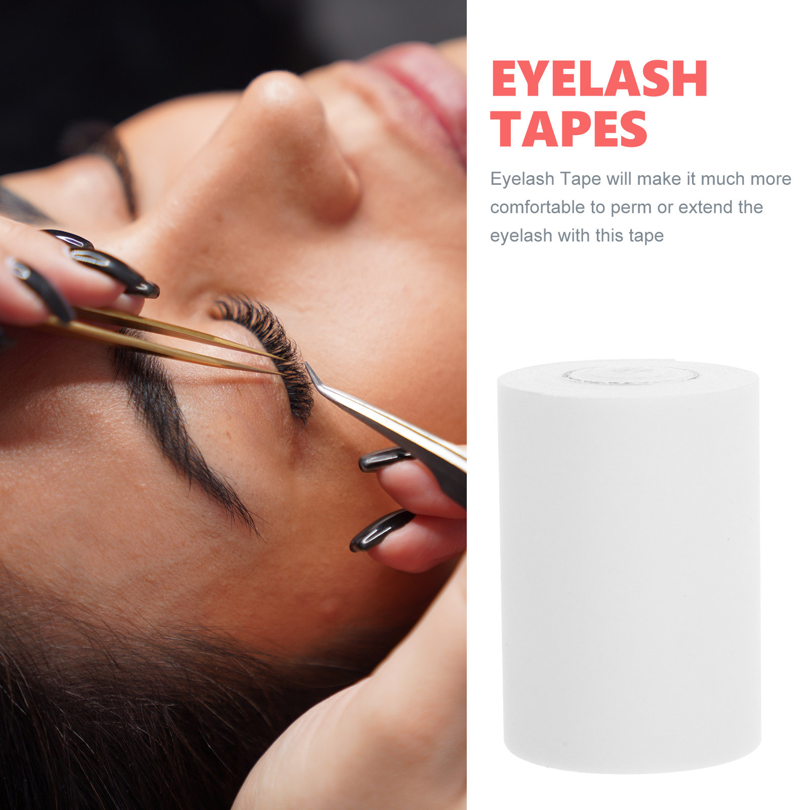 เทปติดขนตา 1 ม้วน เทปแยกขนตาสำ - Eyelash Extension Is Safe บทวิจารณ์และราคา