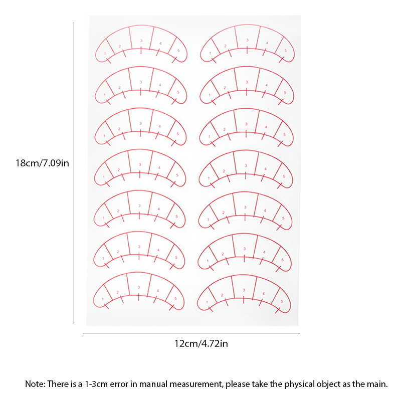 70/140 คู่ Lash Mapping สติกเก - Lash Mapping Sticker บทวิจารณ์และราคา