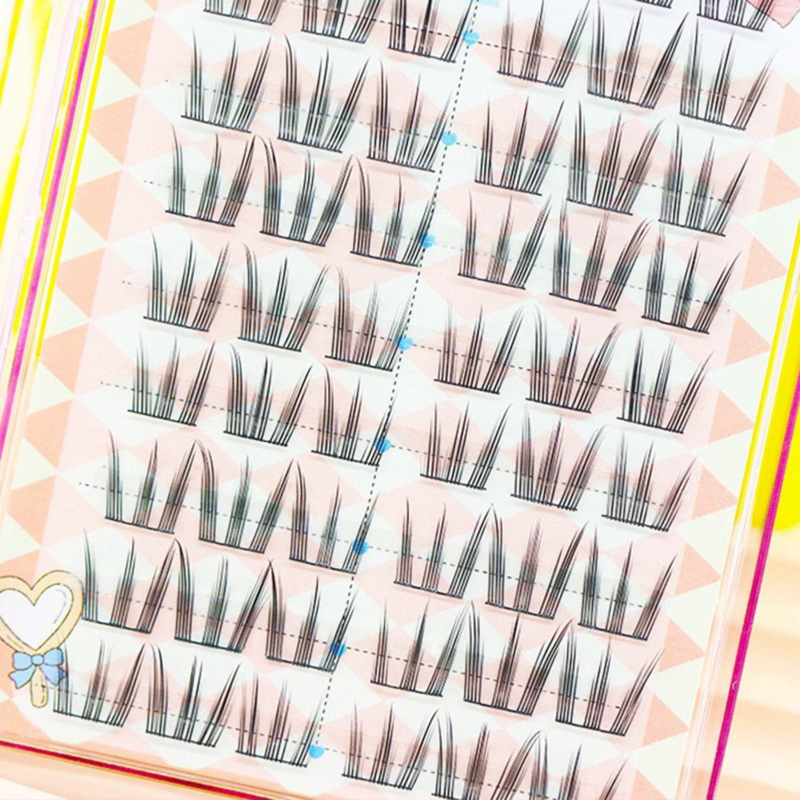 10 แถว Sunflower ขนตาปลอมสีดํา - Eyelash Extension In Chinese บทวิจารณ์และราคา