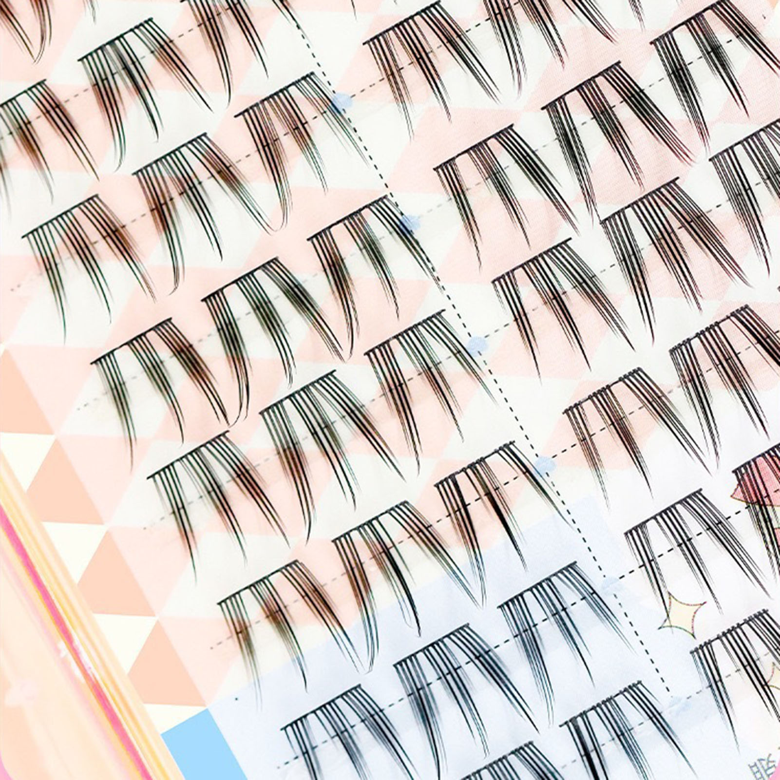 10 แถว Sunflower ขนตาปลอมสีดํา - Eyelash Extension In Chinese บทวิจารณ์และราคา