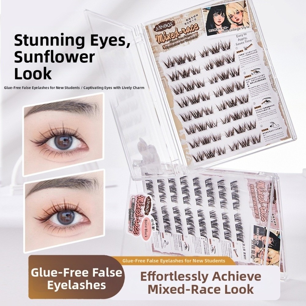 ขนตาปลอมแบบหนาติดเอง สไตล์การ์ - Eyelash Extension No 8 บทวิจารณ์และราคา