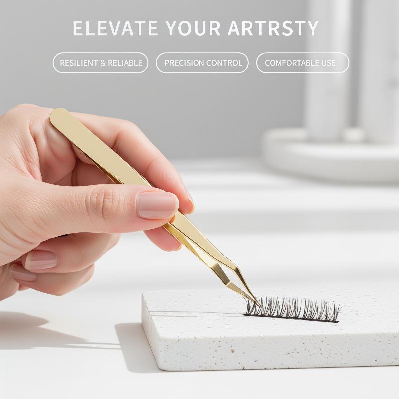 แหนบต่อขนตาสแตนเลส 1 ชุด ด้ามย - Eyelash Extension Home Service บทวิจารณ์และราคา