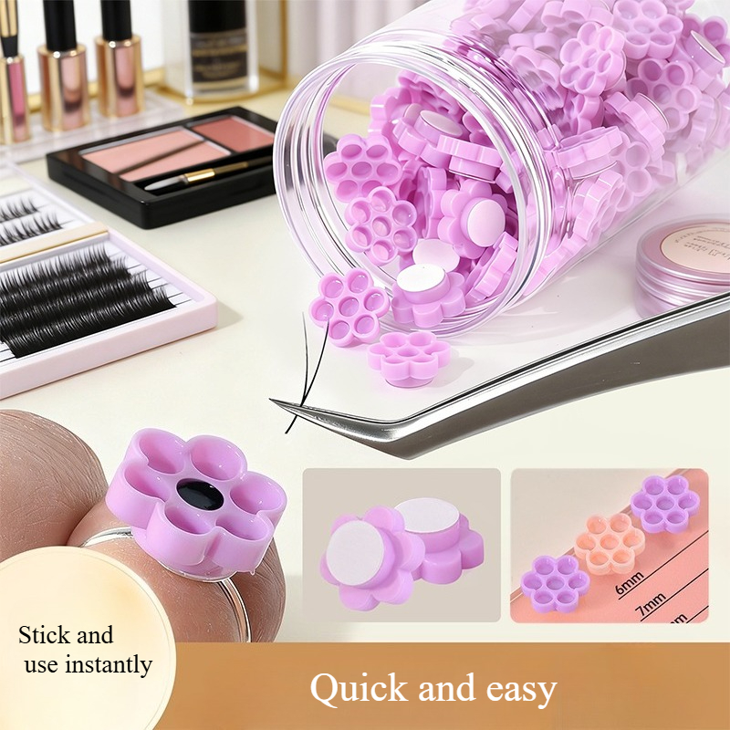ที่วางกาวต่อขนตา 120 ชิ้น รูปท - Eyelash Extension Guide บทวิจารณ์และราคา