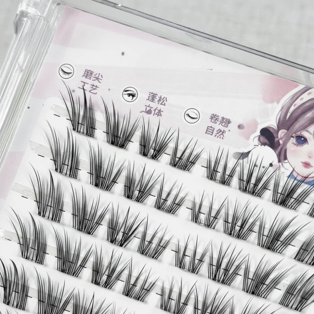 ขนตาปลอมแบบเต็มแถบ ยาวเป็นธรรม - Eyelash Extension In Chinese บทวิจารณ์และราคา