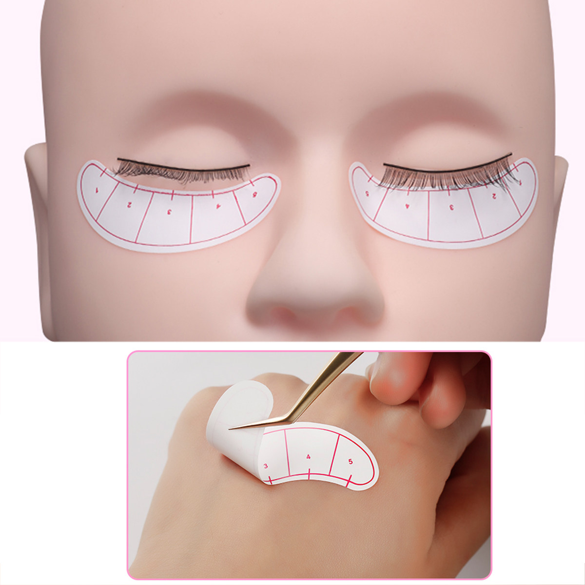 สติกเกอร์แยกขนตา 1 แพ็ค สำหรับ - Eyelash Extension Is Safe บทวิจารณ์และราคา