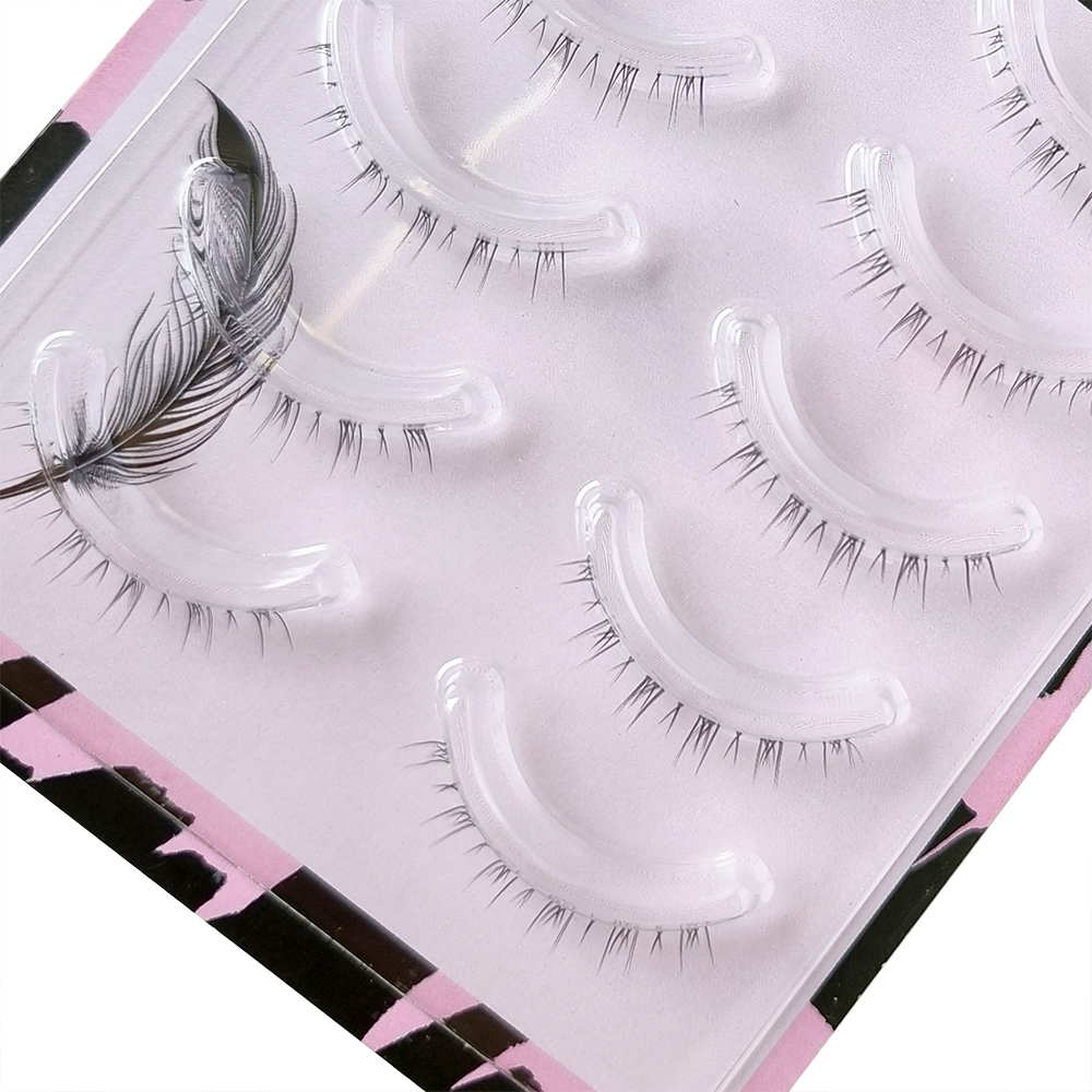 5 คู่ Clear Band ขนตาล่าง Hand - Eyelash Extension Douyin บทวิจารณ์และราคา