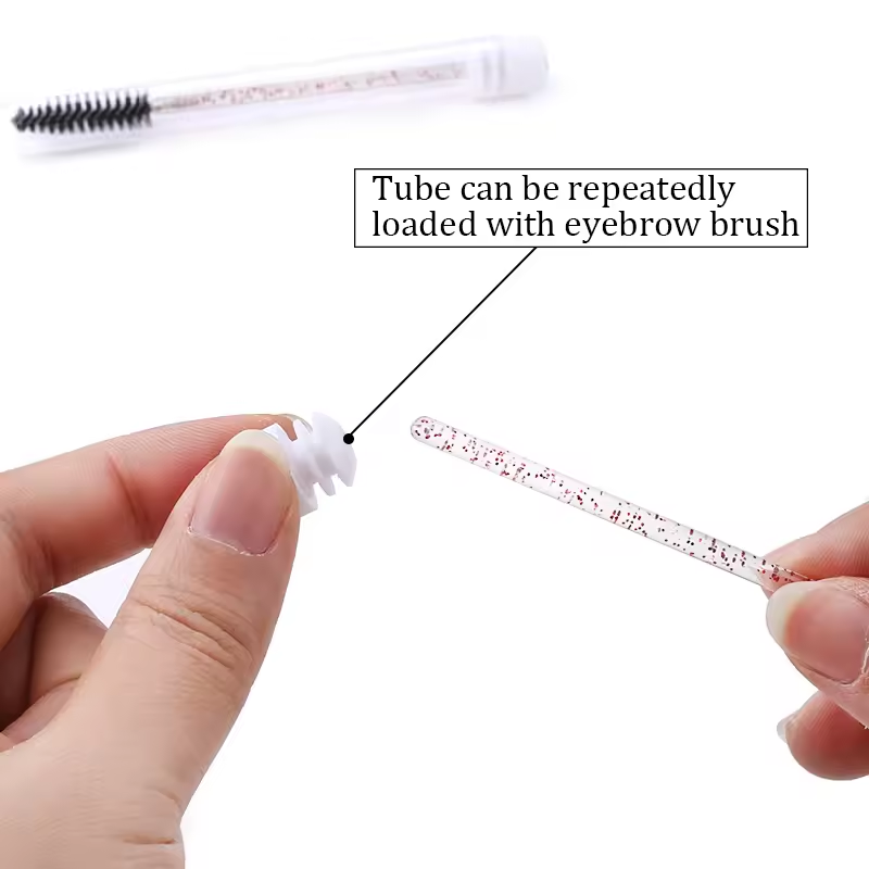แปรงขนตาหลอดพร้อมแปรงคิ้วมาสคา - Micro Brush Applicator บทวิจารณ์และราคา