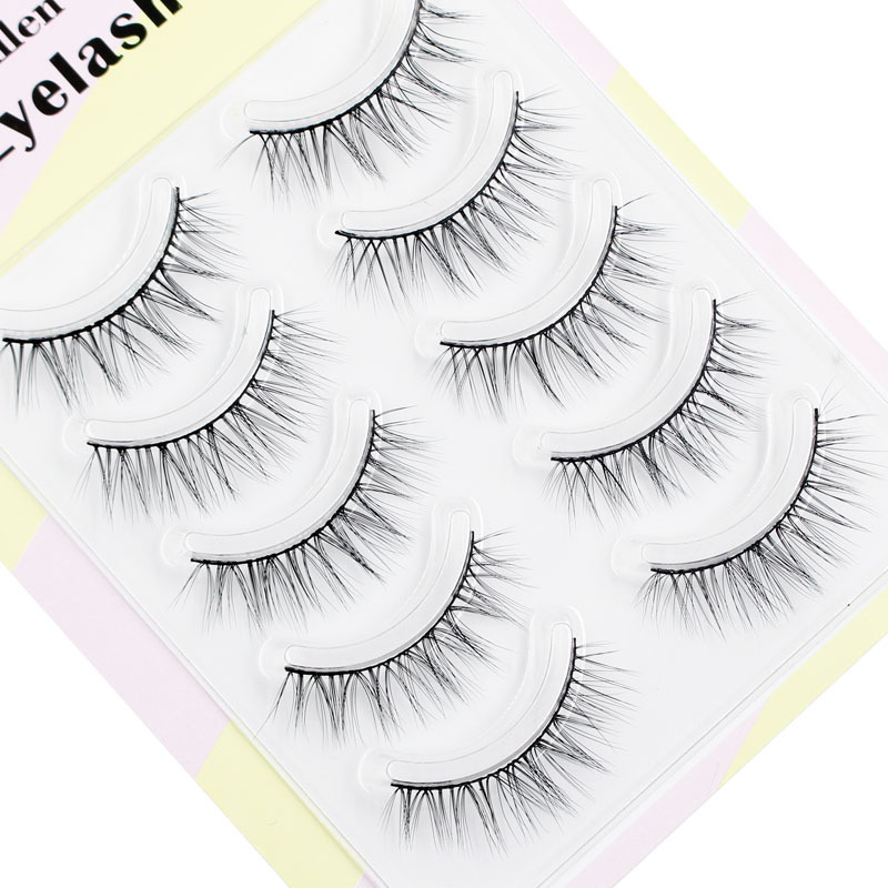 ใหม่ Lash ขนตาปลอม5คู่3D Japan - Eyelash Extension Korea Natural บทวิจารณ์และราคา