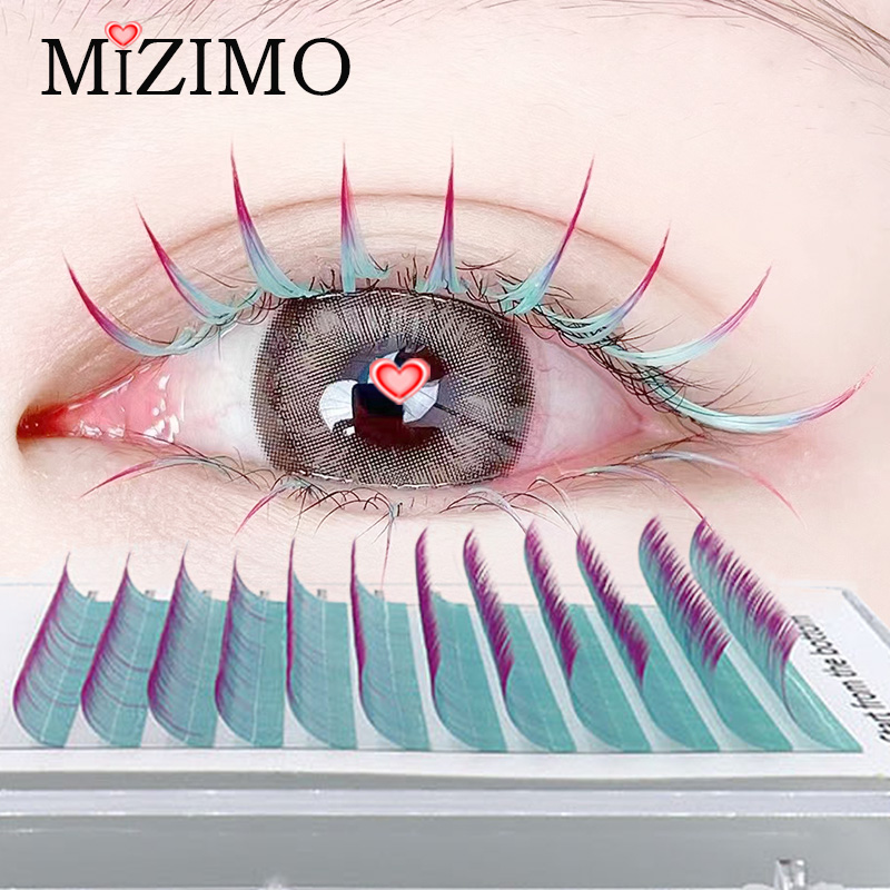 สีเดียว Grafted ขนตาปลอมความยา - Eyelash Extension Single Lash บทวิจารณ์และราคา