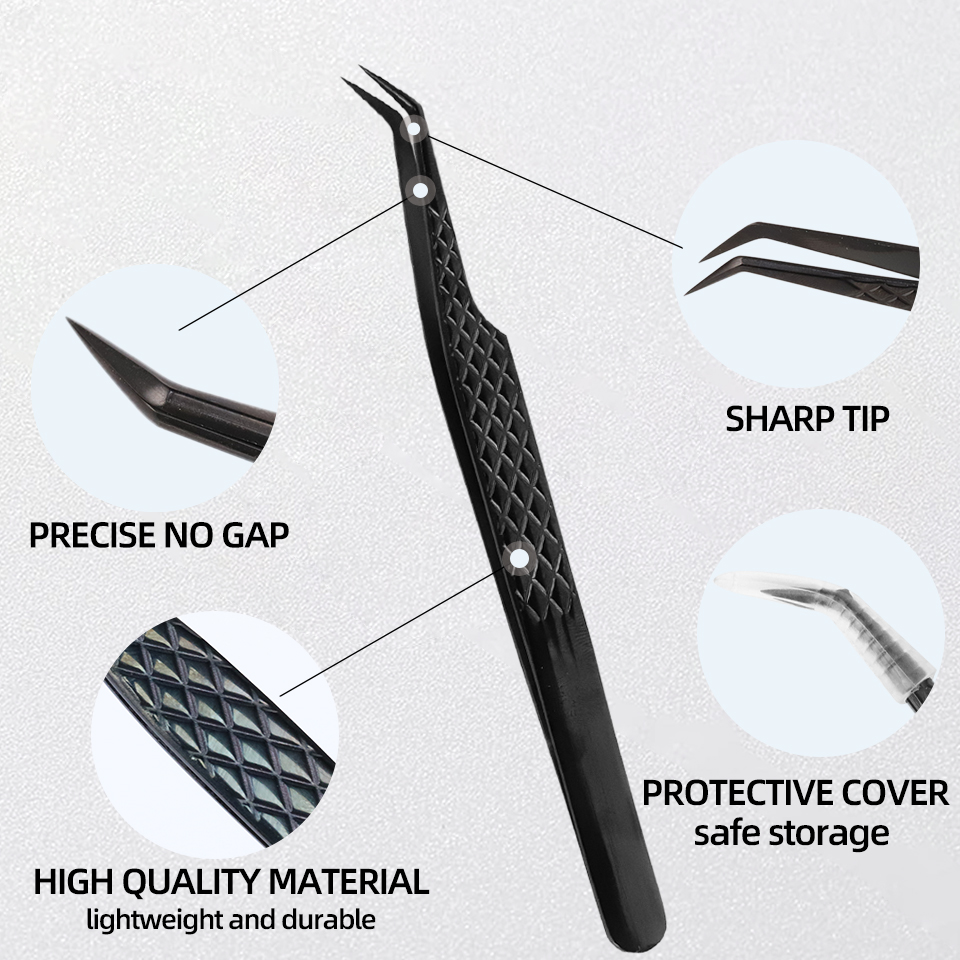 แหนบต่อขนตาและแยกขนคิ้วแบบโค้ง - Isolation Tweezer Curved บทวิจารณ์และราคา