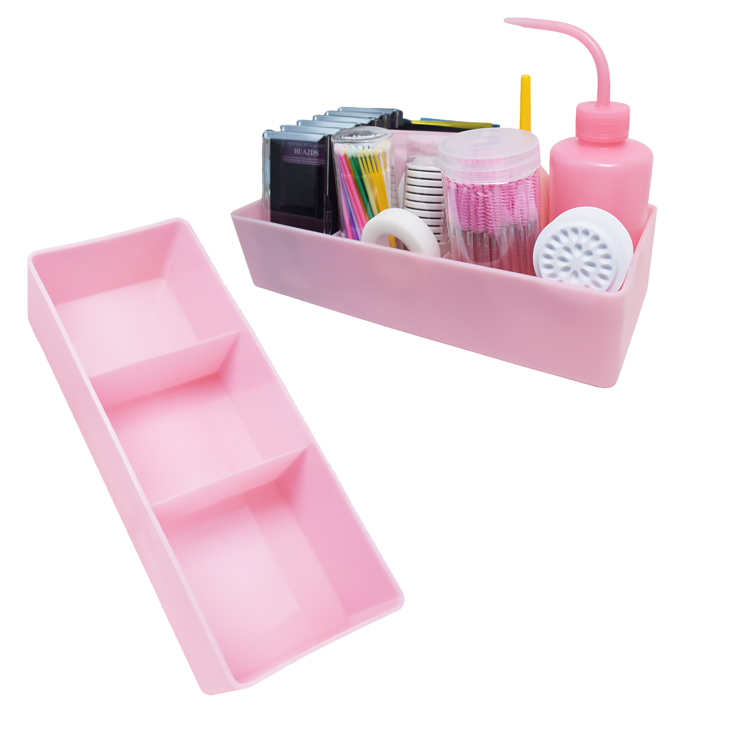 กล่องเก็บขนตาปลอมสำหรับจัดเครื - Lash Tray Organizer บทวิจารณ์และราคา