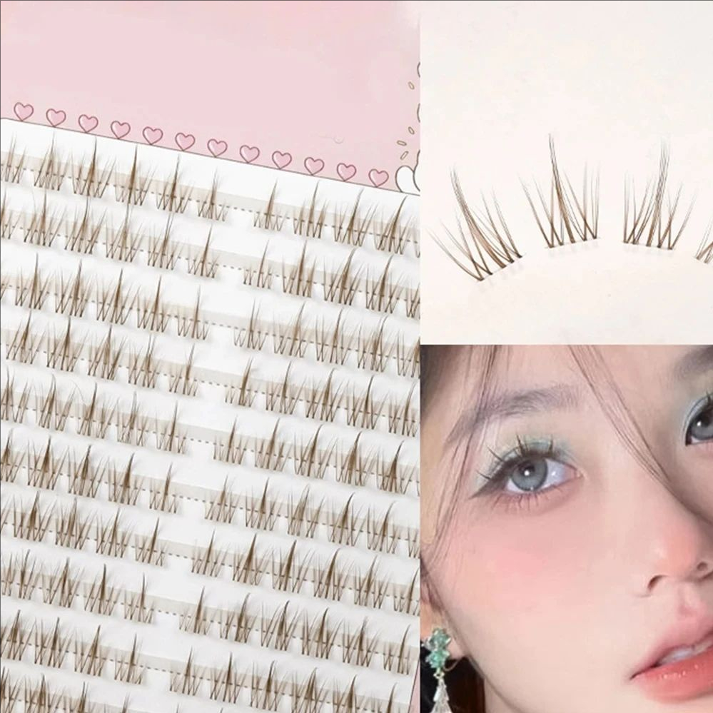 MJ สีน้ําตาล Sunflower ขนตาปลอ - Eyelash Extension In Chinese บทวิจารณ์และราคา
